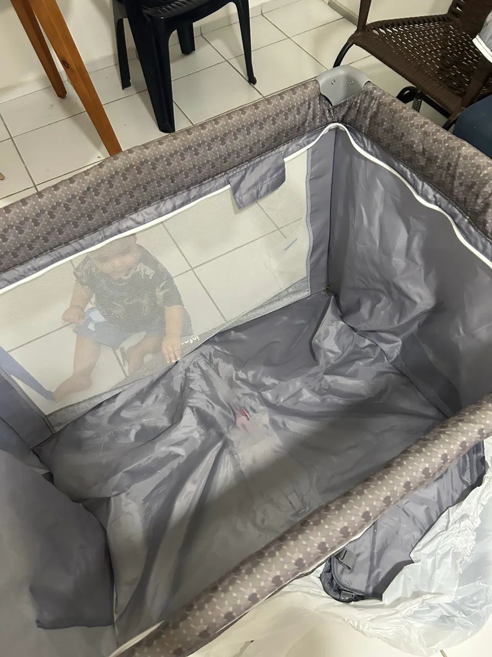 Berço portátil com colchão  - Foto 3