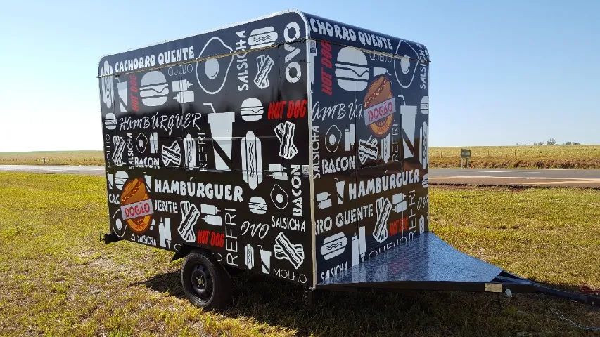 Trailer hot dog food