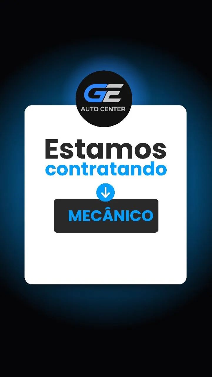 VAGA PARA MECÂNICO 