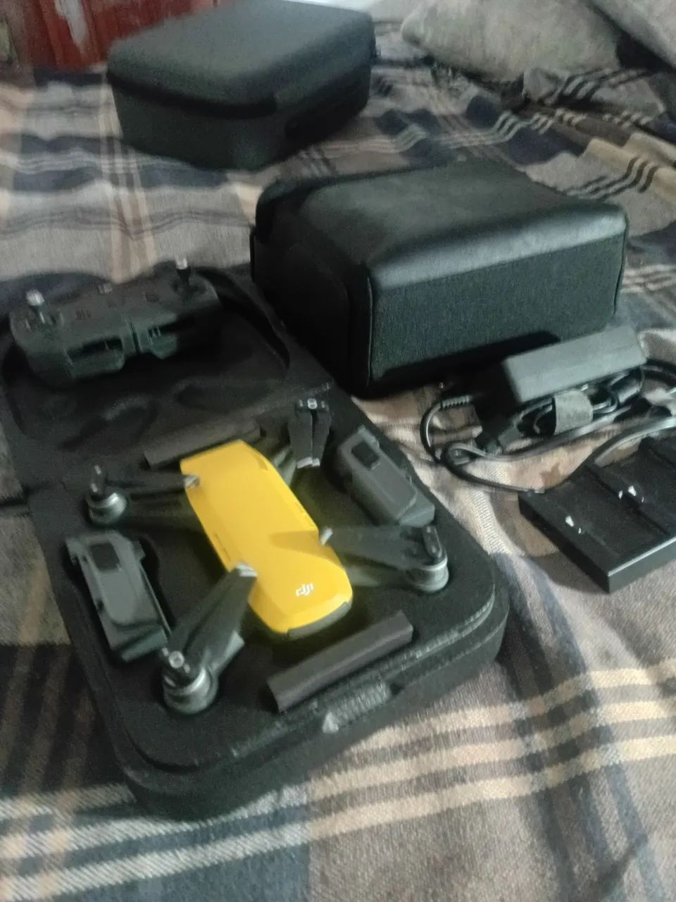 Drone dji espark conbu fly mory completo 