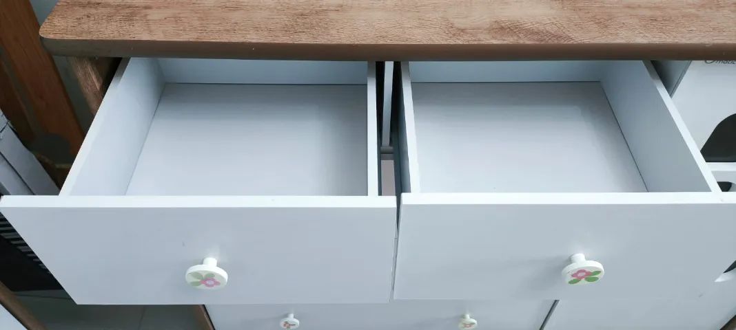 Cômoda Infantil Amore Slim Branco Acetinado Teka Touch - Matic - Foto 6