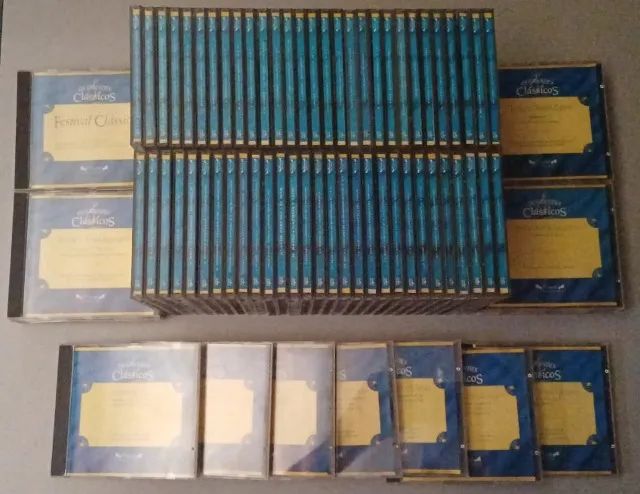 Os Grandes Clássicos 77 CDs e 4 Livros - Coleção Completa