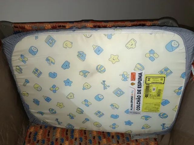 Berço dobrável com colchão 467358947959132164