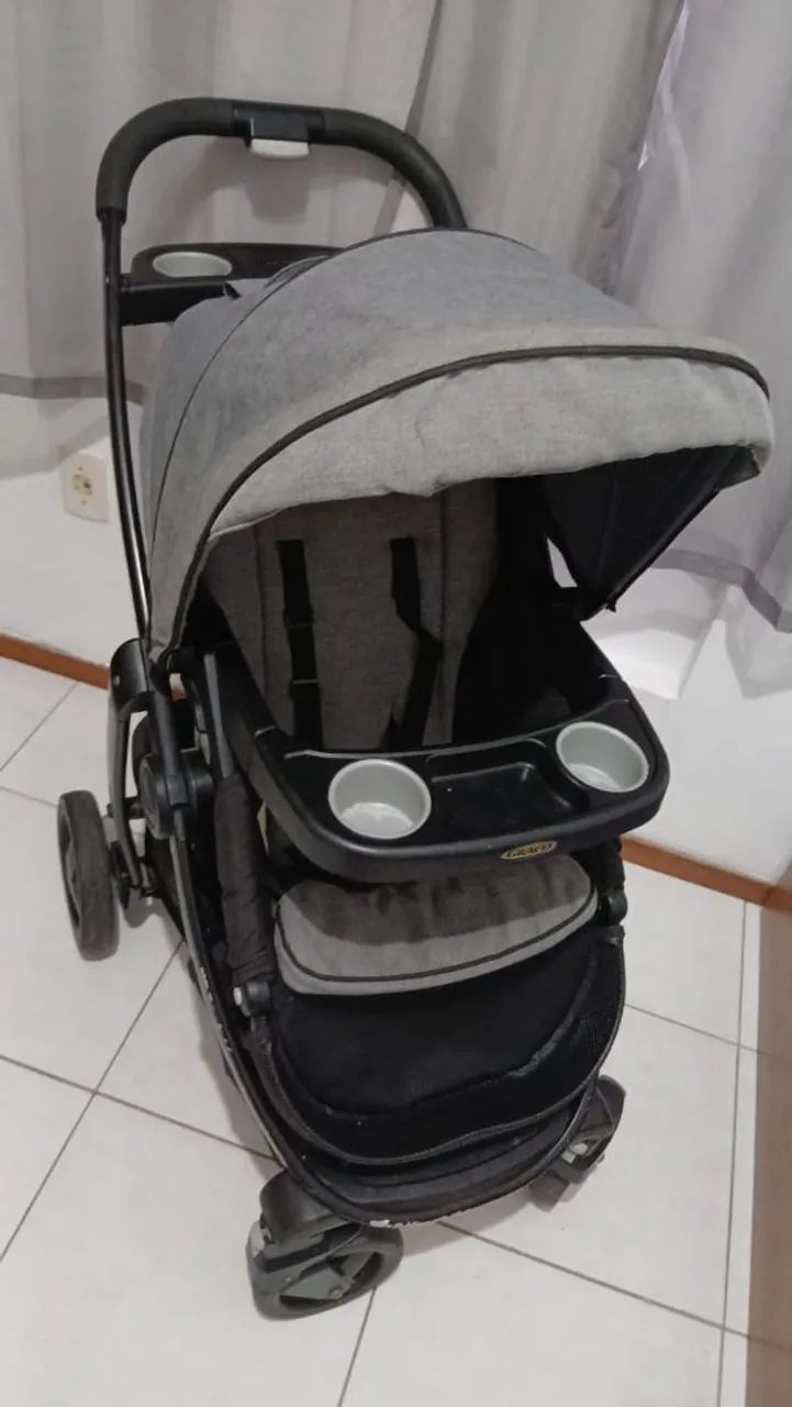 ?Oportunidade imperdível ? carrinho+bebê conforto+ base pra carro  - Foto 3