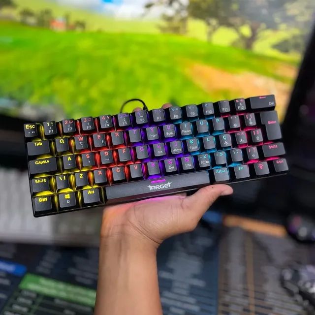 Teclado Mecânico Gamer - Switch Marrom - Foto 4