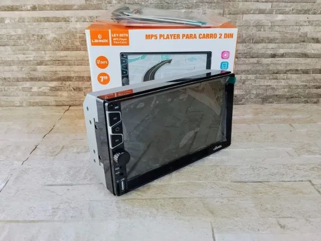 Central Multimídia Lehmox Bluetooth Mp5 2 Din 7 Polegadas - Foto 4