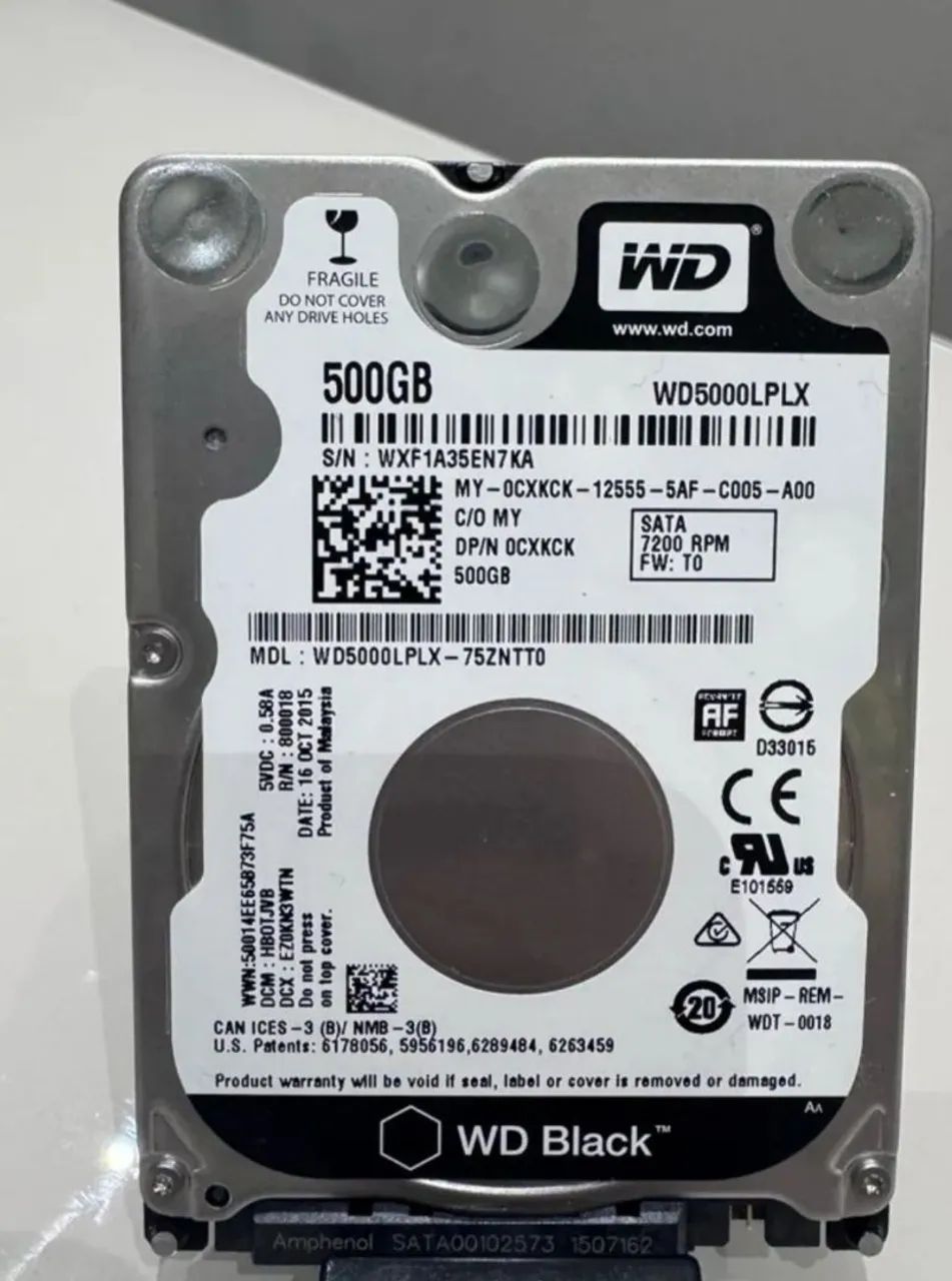 HD Externo 500 Gb 