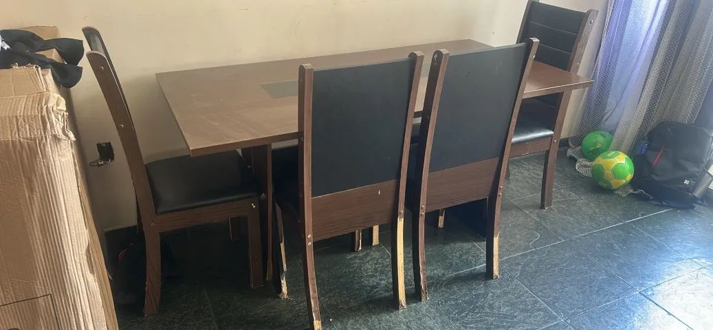 Mesa de jantar 4 cadeiras - Foto 3