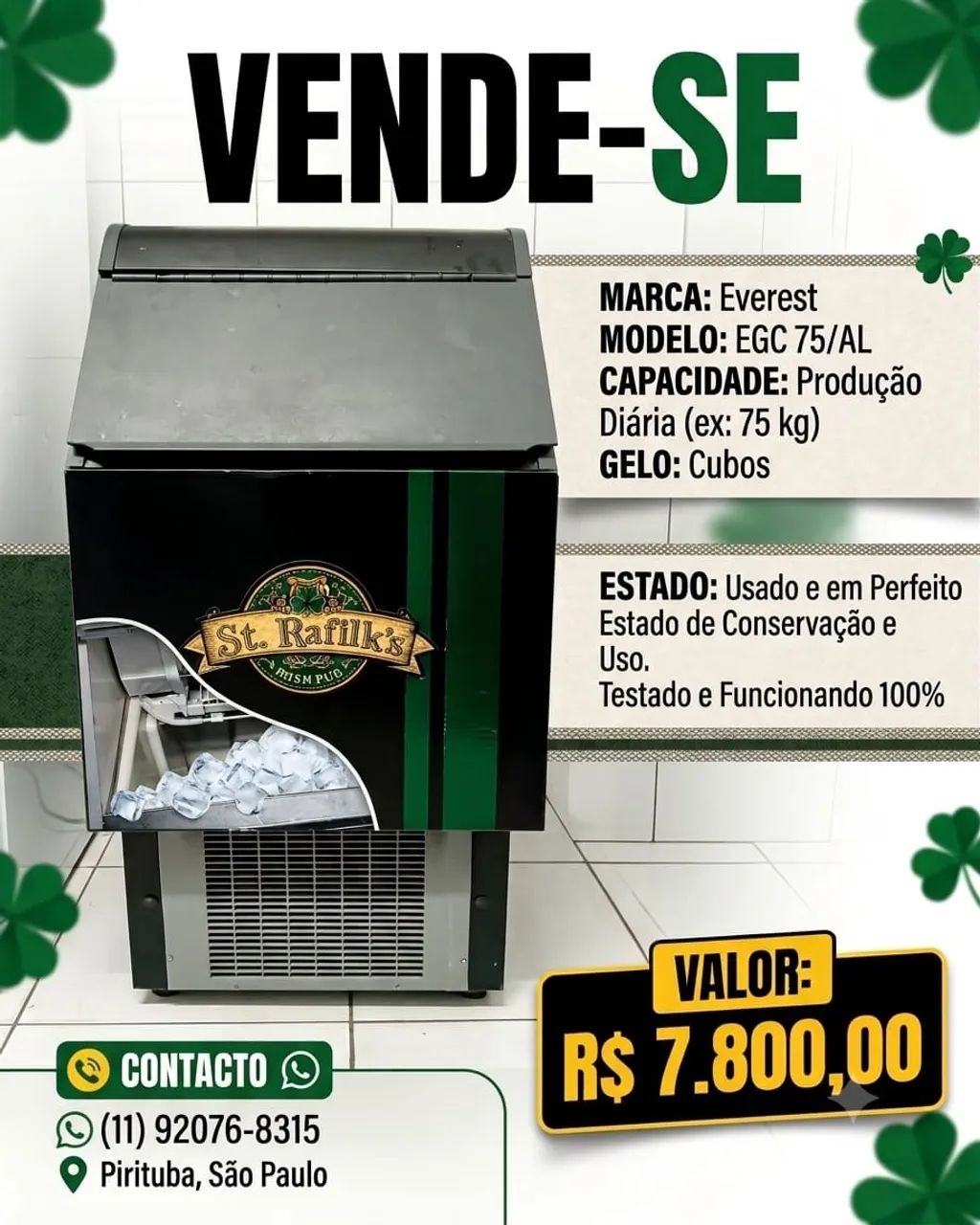 Máquina de fazer gelo 
