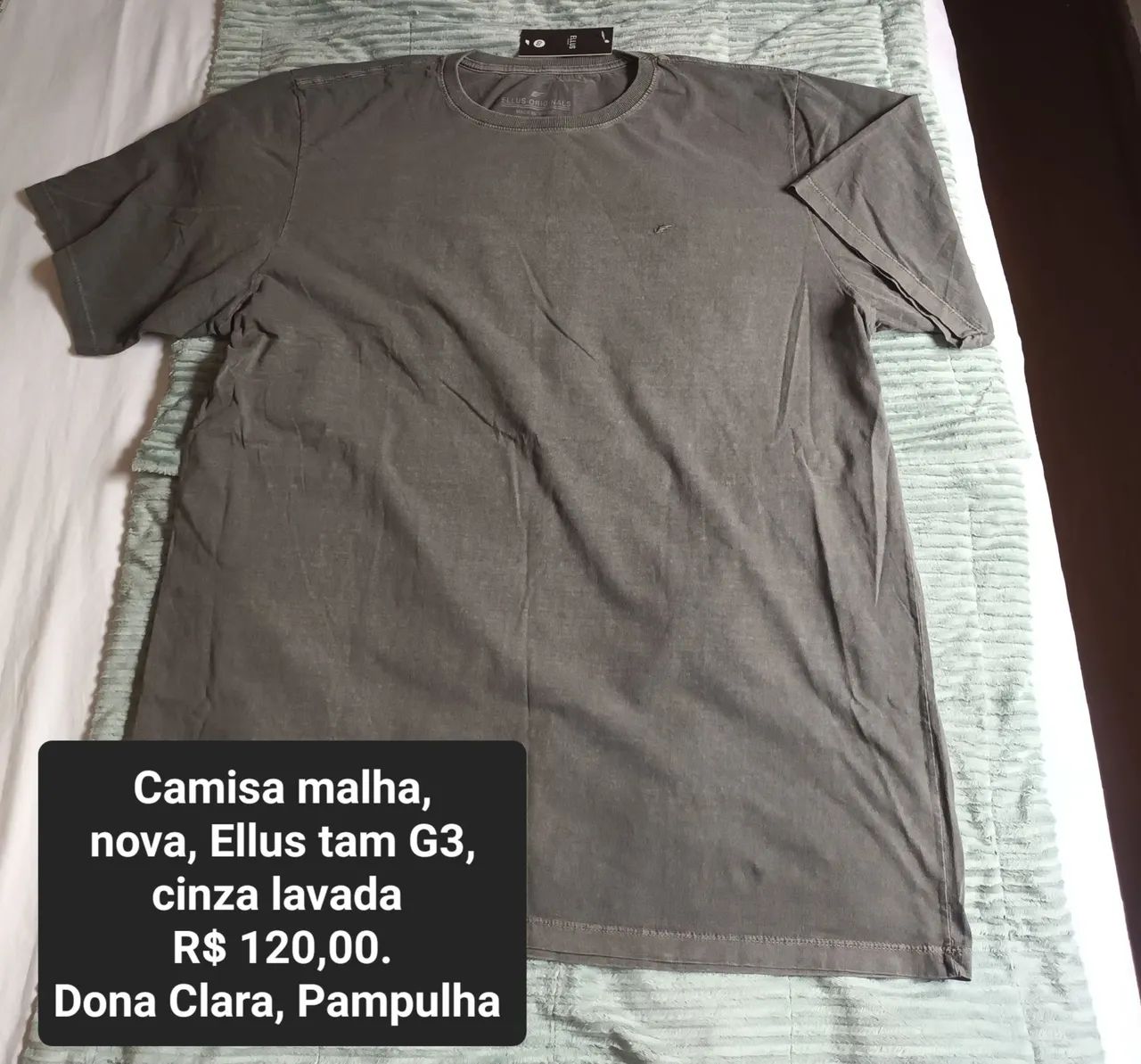 Camisa nova malha Ellus G3 