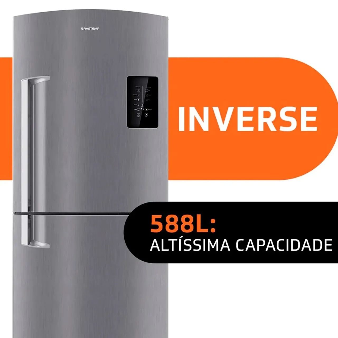 Geladeira Brastemp Frost Free Inverse Inox 588 Litros