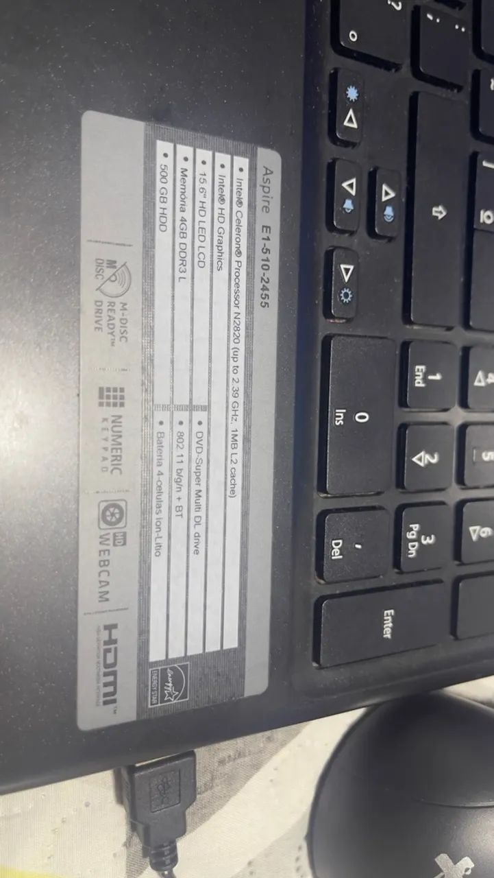notebook Acer Aspire E1 - Foto 2