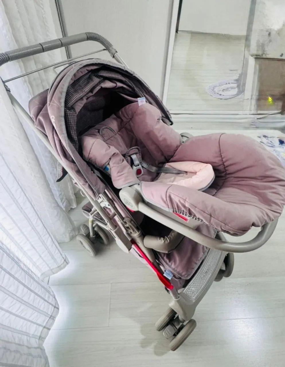 Carrinho de Bebê Galzerano com Bebe Conforto - Foto 3