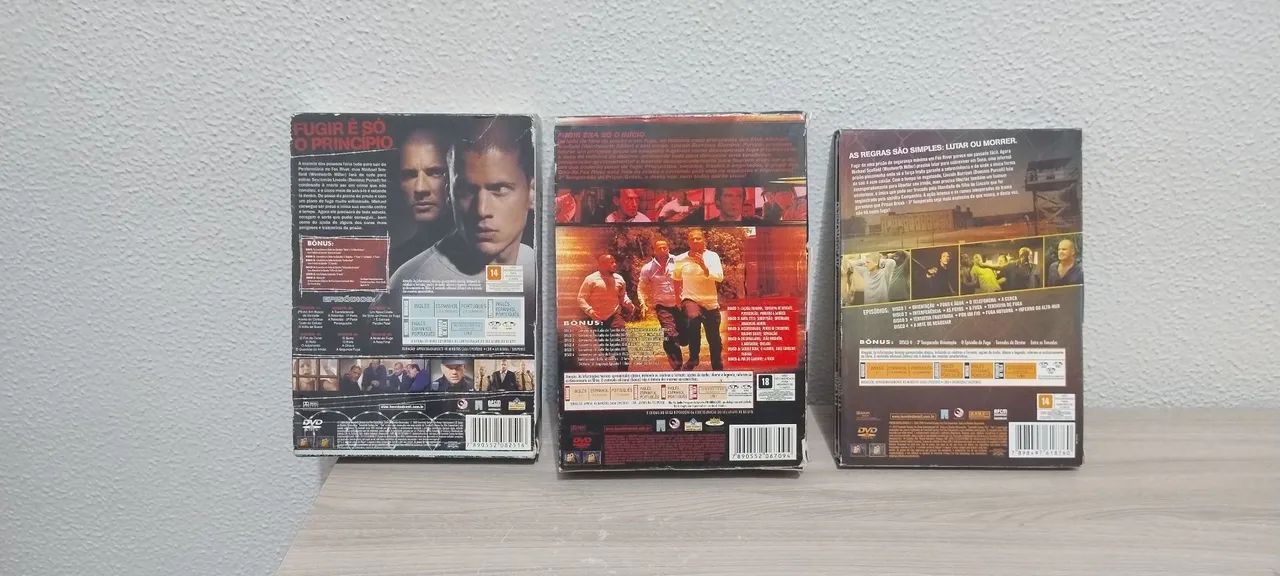 Lote 3 box DVD Prision Break - Temporadas 1, 2 e 3 - Foto 2