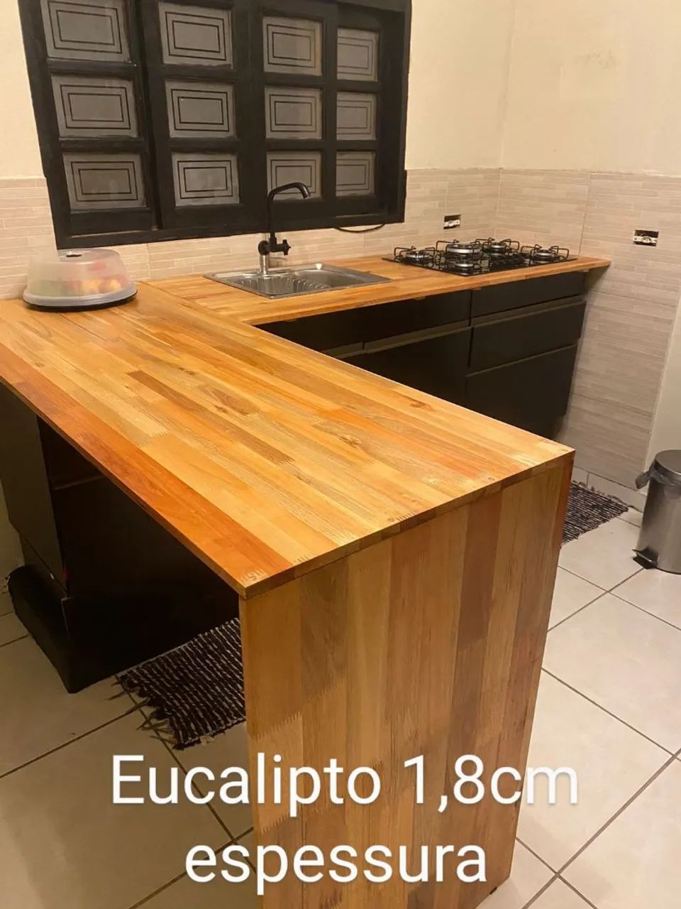 Tampo de Pia de Madeira  - Foto 3