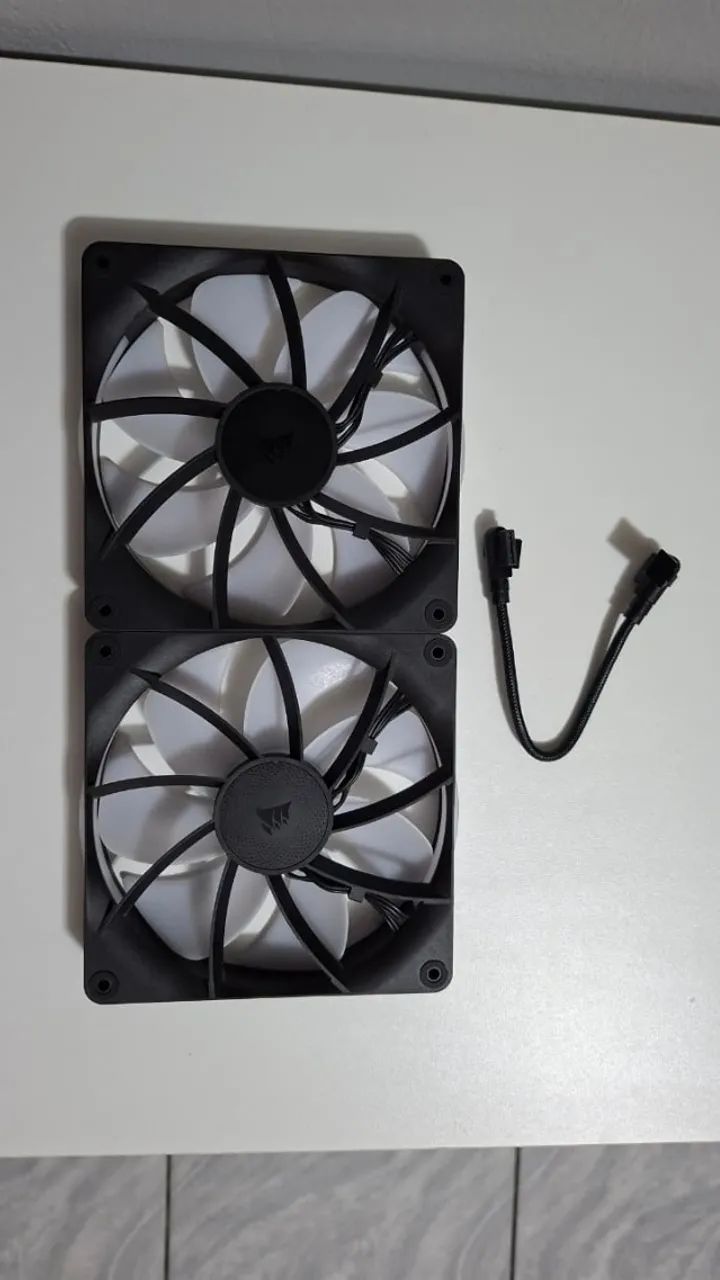 Fans Corsair RX140 RGB sem Controladora 2 unidades - Foto 4