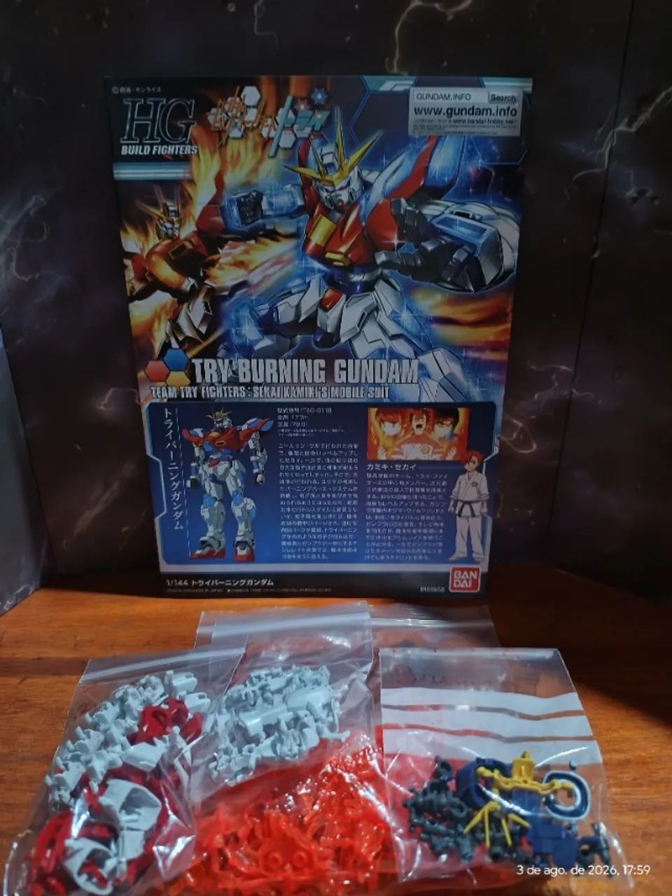 Try Burning Gundam HG Model Kit - Foto 2