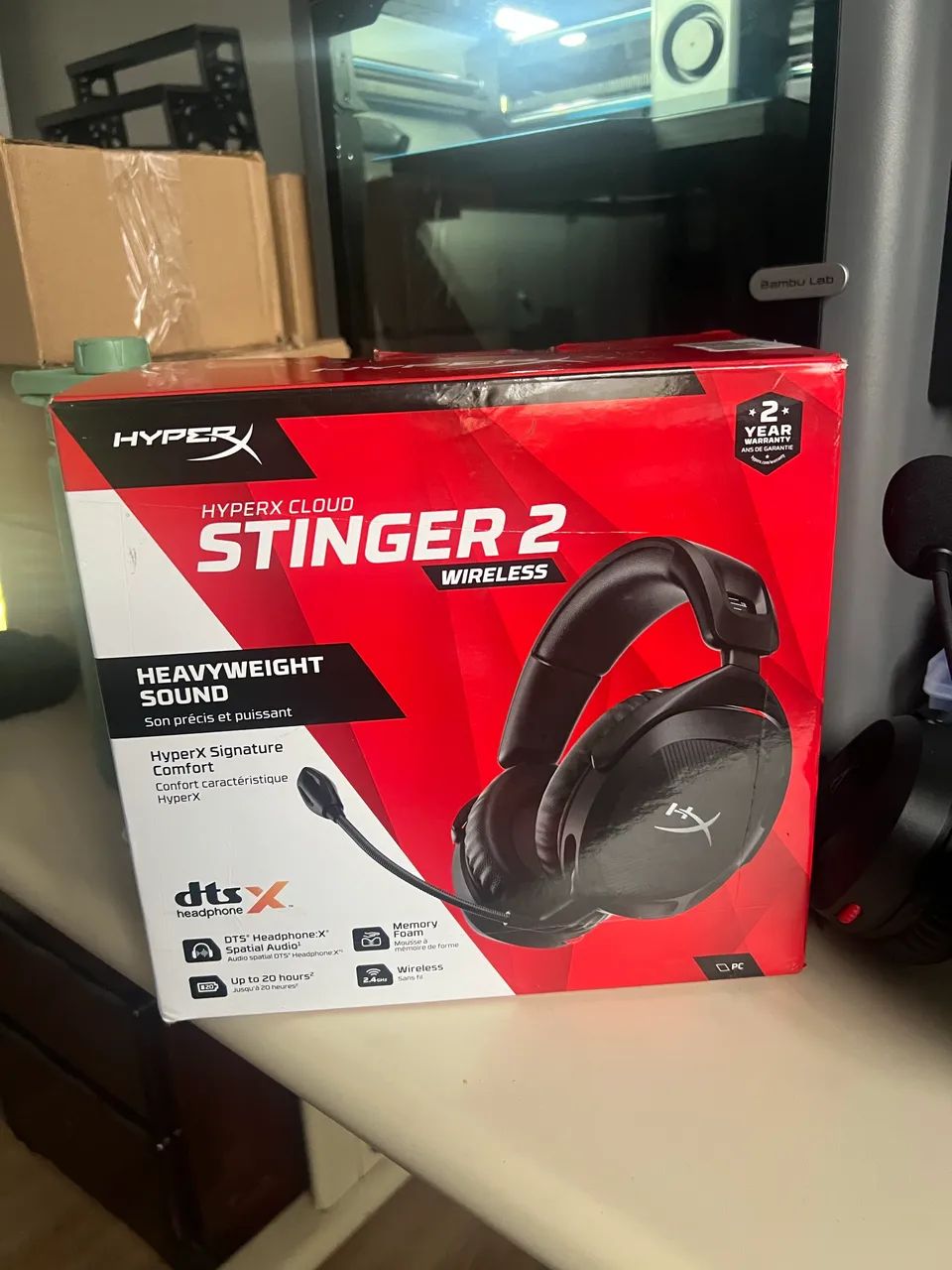 HyperX Cloud Stinger 2 Wireless NOVO | NF + Garantia - Foto 2