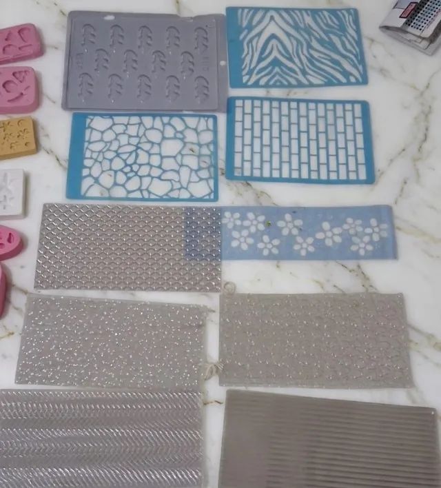 Kit de ferramentas e materiais para biscuit (usado) - Foto 5