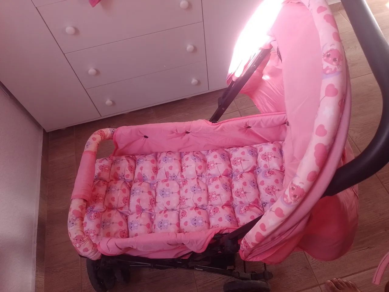 Carrinho de bebê menina  - Foto 2
