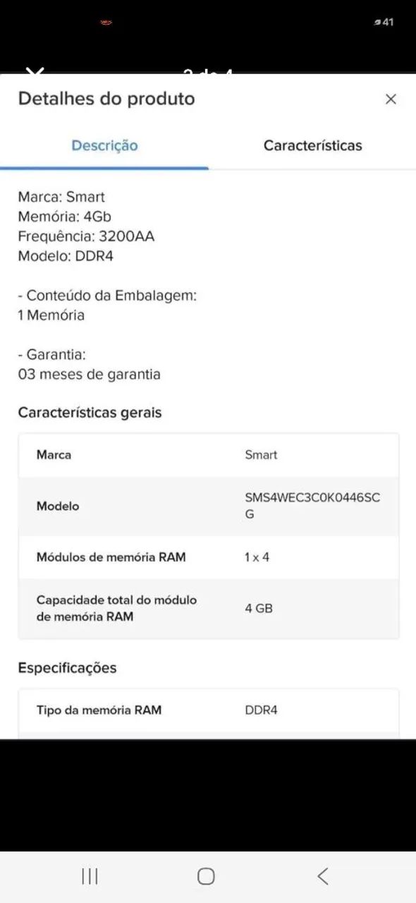 Memória RAM 4GB para notebook  - Foto 3