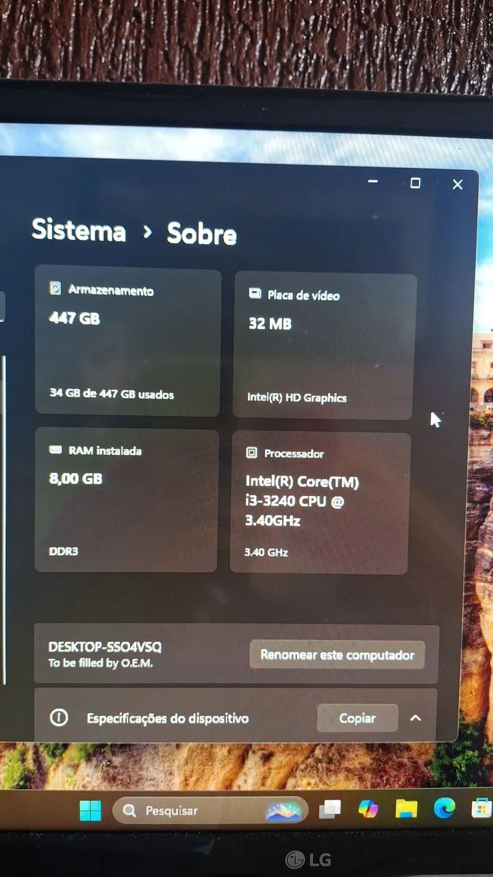 CPU i3 3.40GHz | 8GB RAM | SSD 480GB | Windows 11 Pro - Foto 2