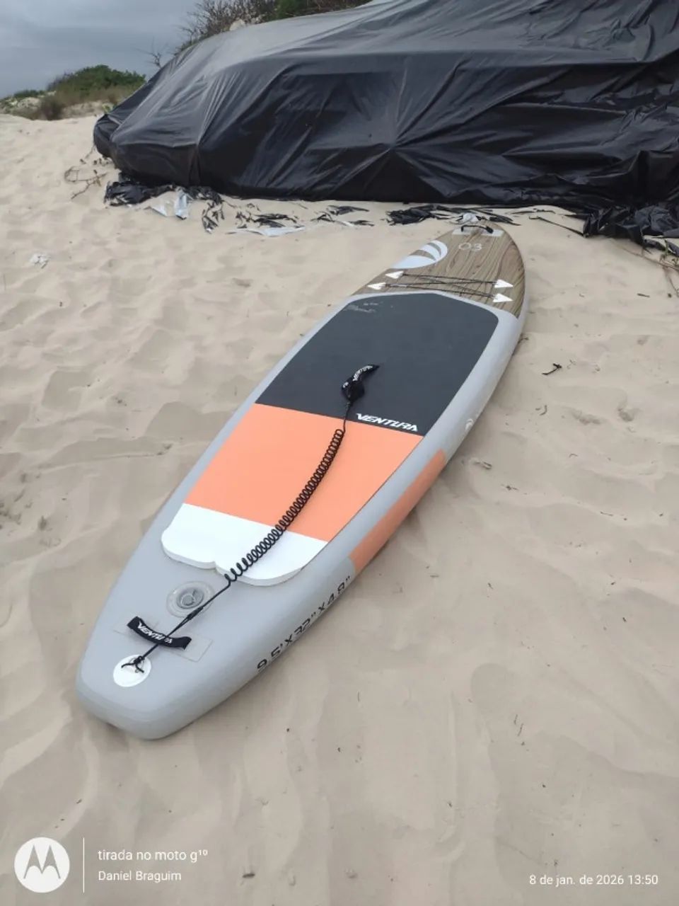 Stand Up Paddle Inflável - Estado de Novo + Kit Completo