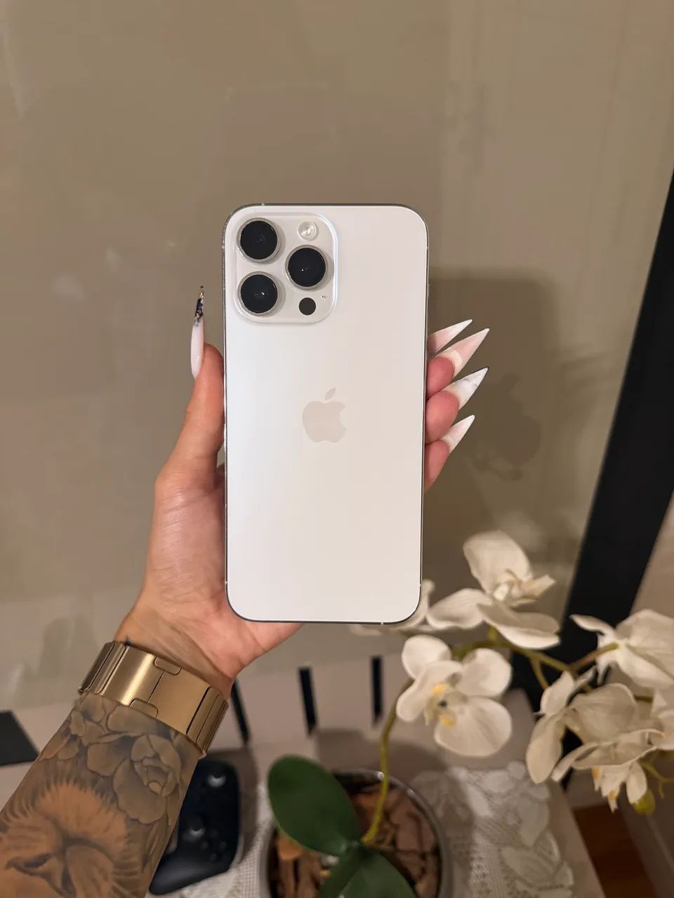 iPhone 14 Pro Max Branco IMPECÁVEL 