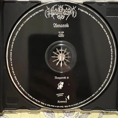 CD Nargaroth - Amarok [NC 038] Primeira Edição, Importada. - Foto 4