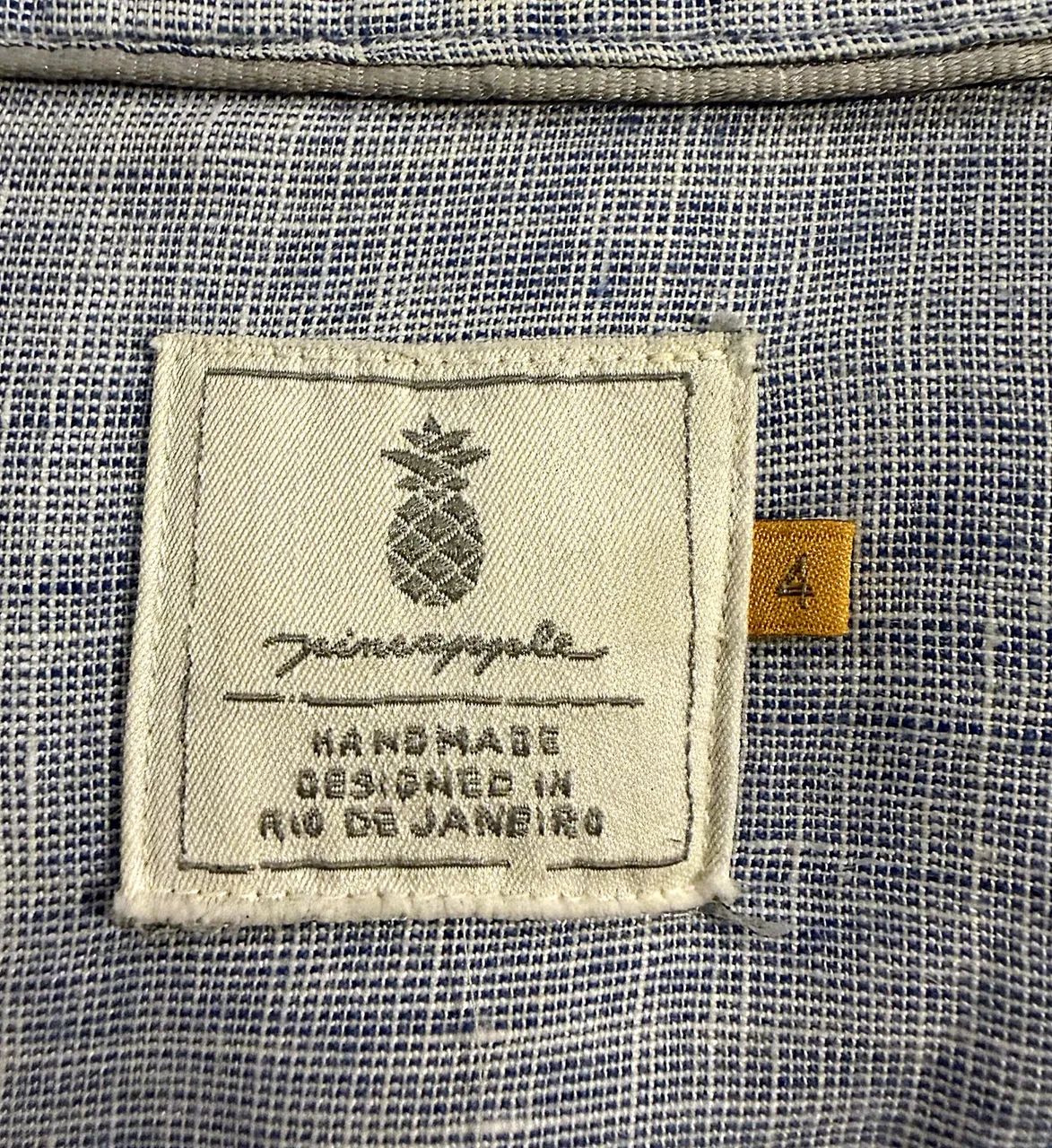 Camisa de linho Pineapple, tamanho 4 - Foto 4