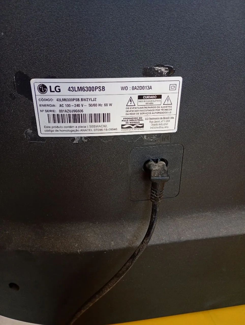Tv LG para conserto/ou retirada de peças  - Foto 5