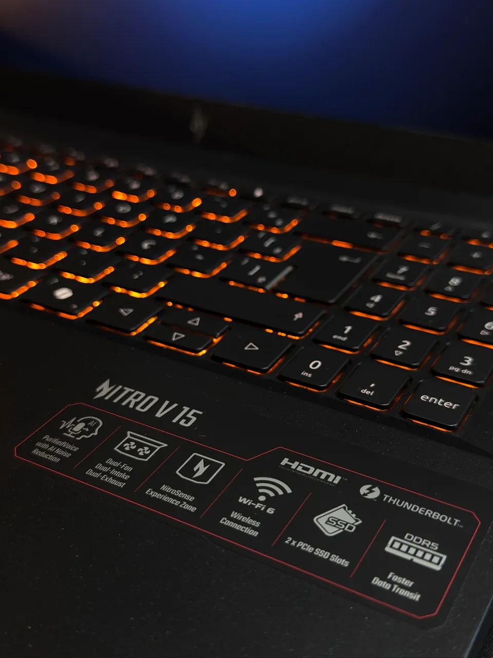Notebook gamer Acer i9 com RTX