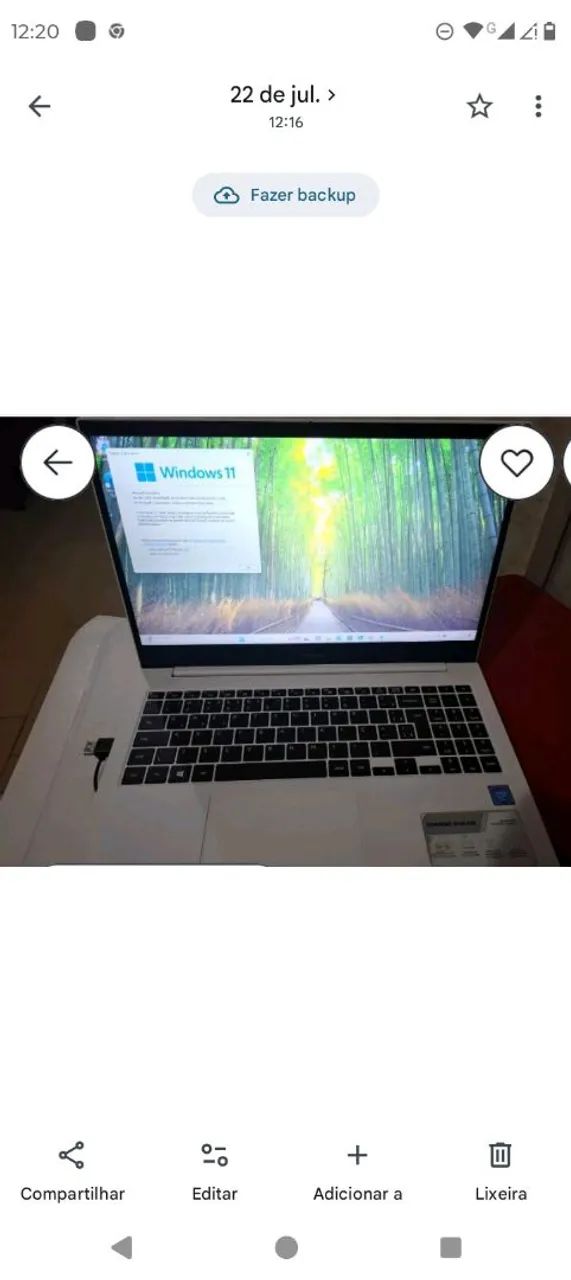 Notebook Samsung E20