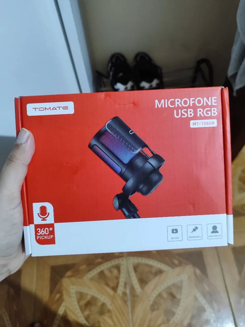 Microfone USB RGB Tomate MT-1060R - Foto 3
