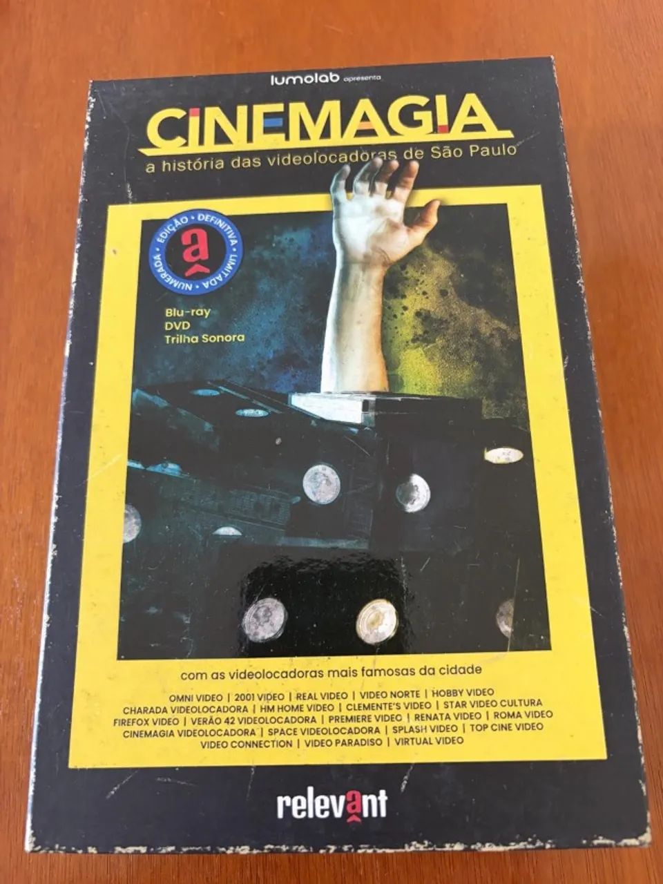 CineMagia Edição Definitiva VHS + Blu-ray + DVD | Item Raro