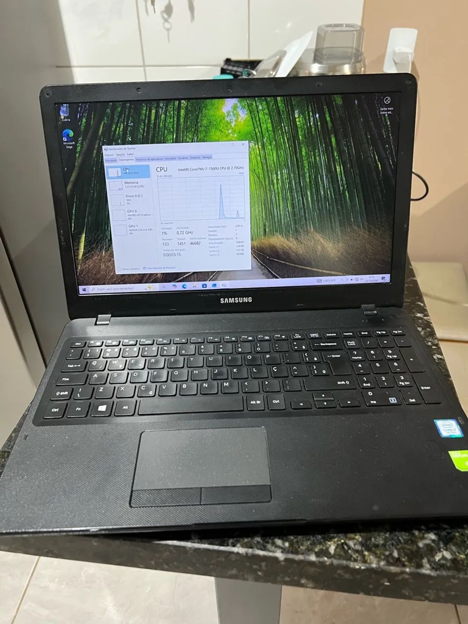 Notebook  Samsung  i7 7ª GERAÇÃO 1000 GB SSD R$1.450