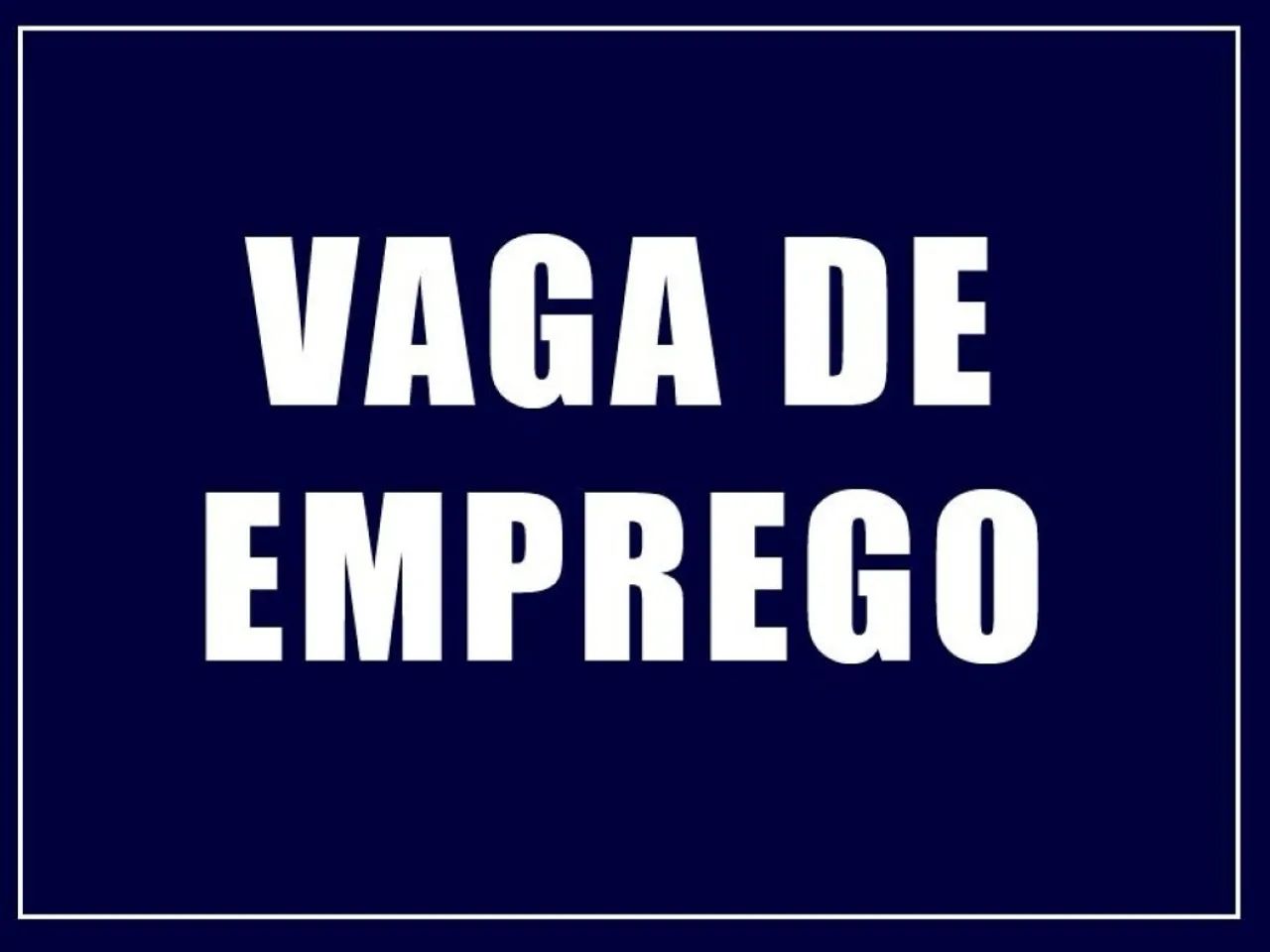 VAGA DE EMPREGO