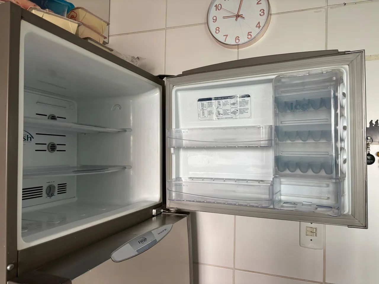 Geladeira GE 410 litros inox - Foto 4