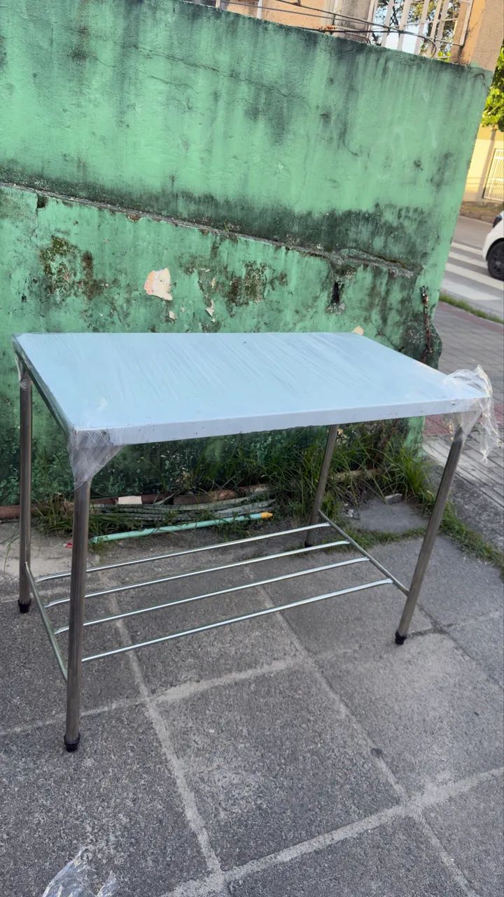 Mesa de inox 1.15x60
