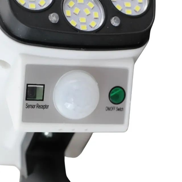 Refletor Led MGC Solar Sensor Movimento Formato de Câmera - Foto 4