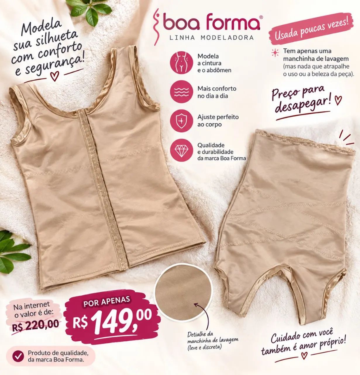 Camisa modeladora Boa Forma 