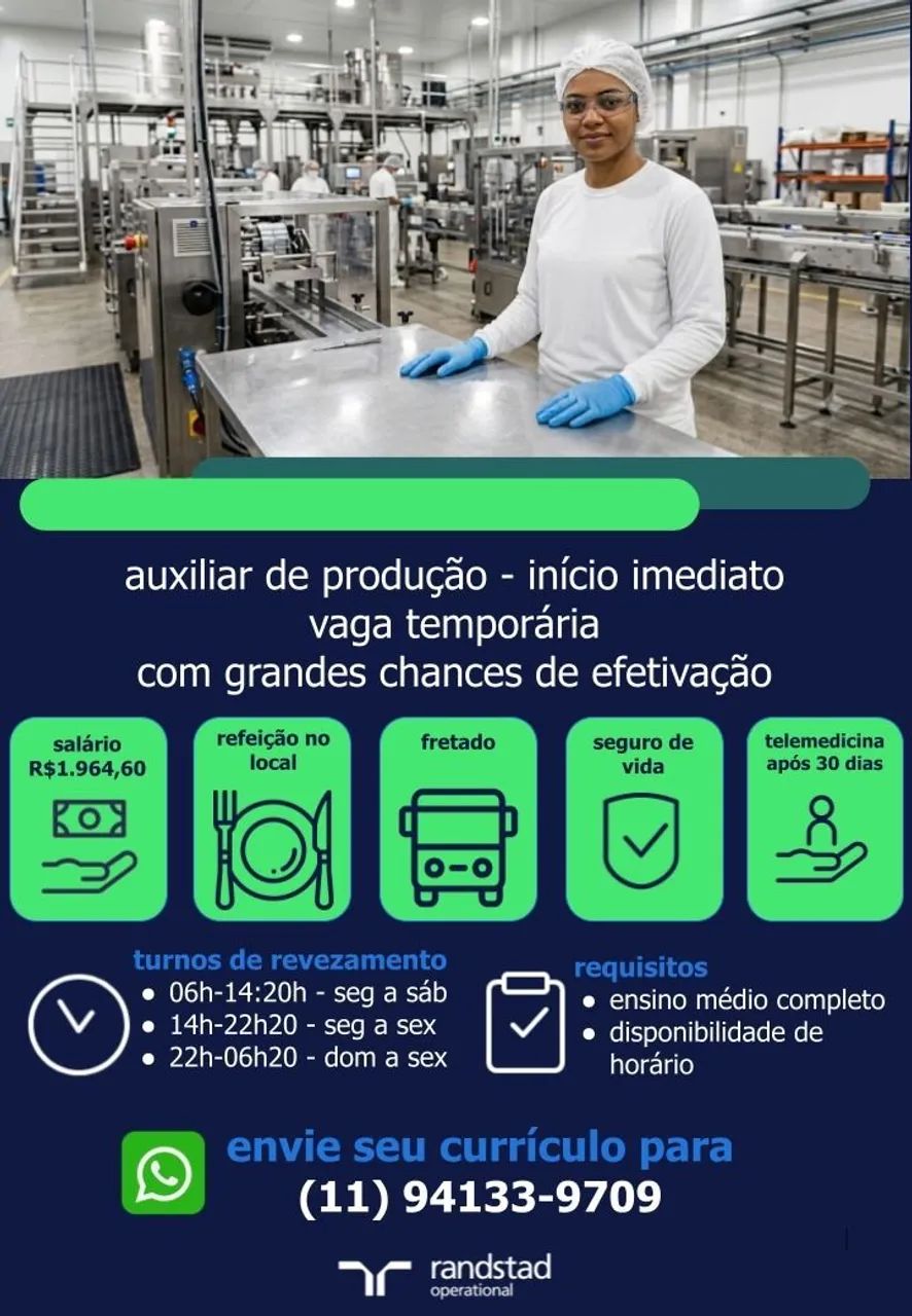 Auxiliar de Produção 