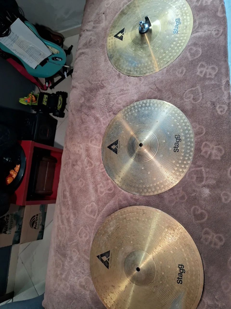 Pratos de bateria 