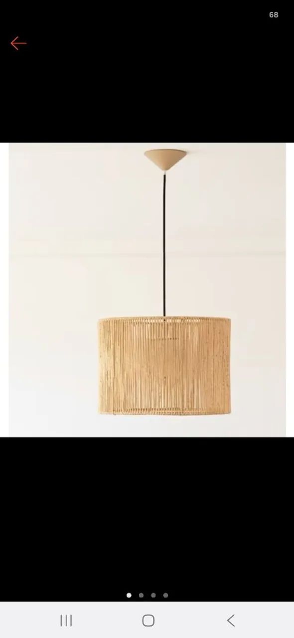 Luminária pendente 