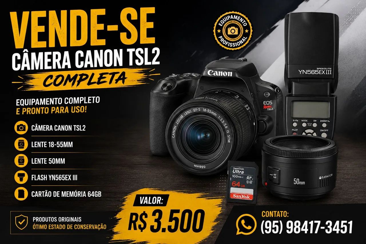 Câmera canon - Foto 4