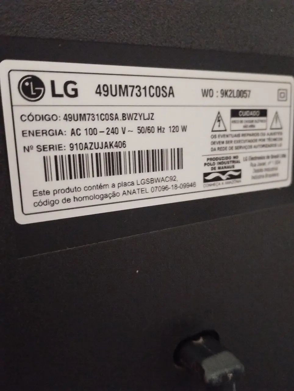 Tv Smart 49 polegadas LG - Foto 4