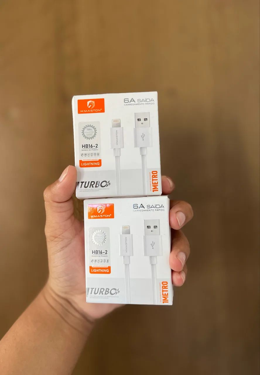 Cabo USB iPhone e tipo C - ENTREGA A DOMICÍLIO 