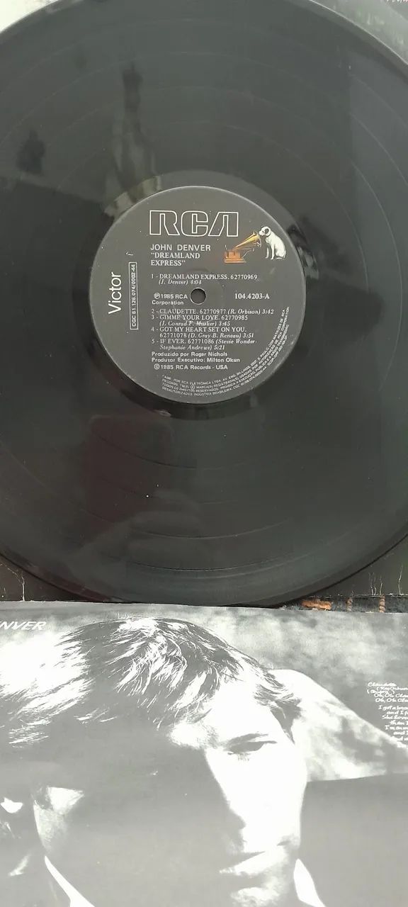 Lp John Denver " Dreamland Express "1985 - Foto 4