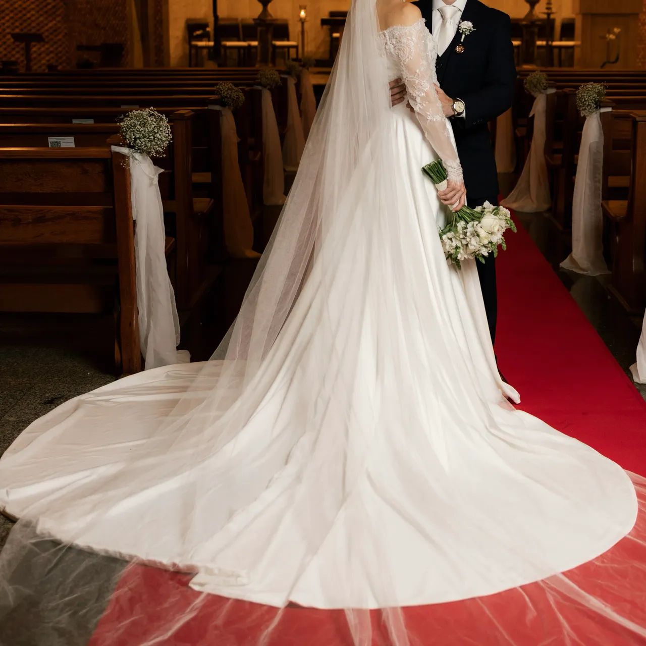 Vestido de noiva 2 em 1 P/36 - Foto 3