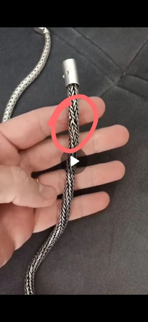 Pulseira de prata Bali grossa 8mm - Foto 5